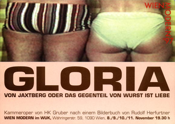 gloria von jaxtberg_img01: title: gloria img01 author: donmartin supersets 1997 description: flyer keywords: renate martin, andreas donhauser, supersets, michael sturminger, HK gruber, wien modern