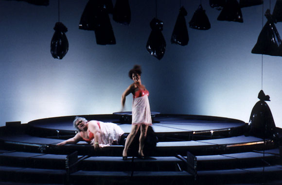 le grand macabre_img03: title: grand macabre img03 author: donmartin supersets 1998 description: eduard lehmann, hedwig fassbender keywords: renate martin, andreas donhauser, supersets, michael sturminger, györgy ligeti, tiroler landestheater